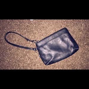 Black Coach Wristlet